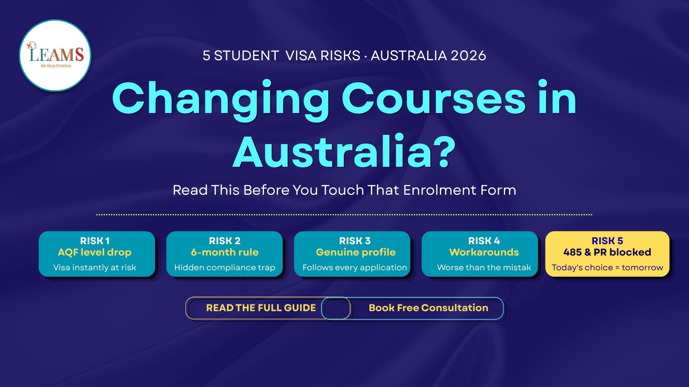 International student discussing course change options with a registered migration agent in Australia