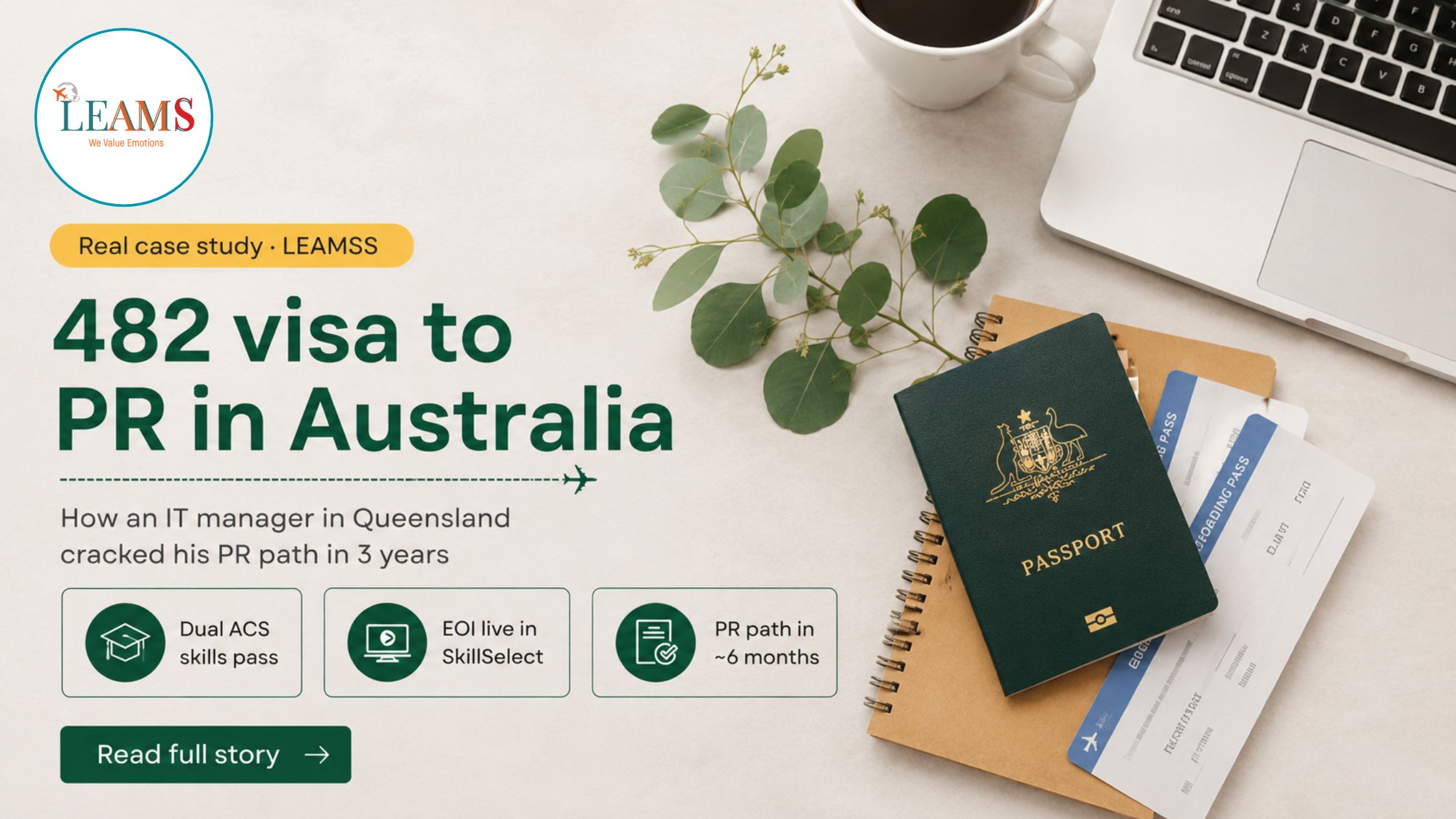 IT manager in Queensland celebrating his 482 visa to PR Australia approval after three years