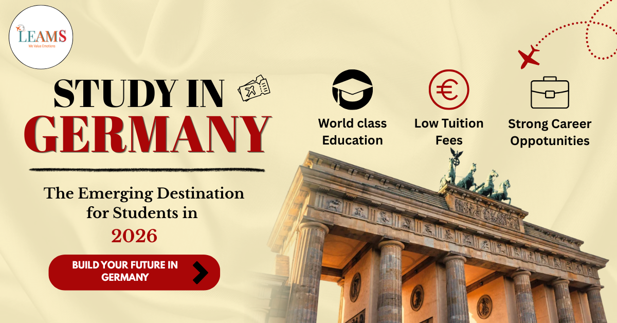 Study in Germany 2026 - Emerging destination for international students offering world-class education, affordable tuition fees, and strong career opportunities.