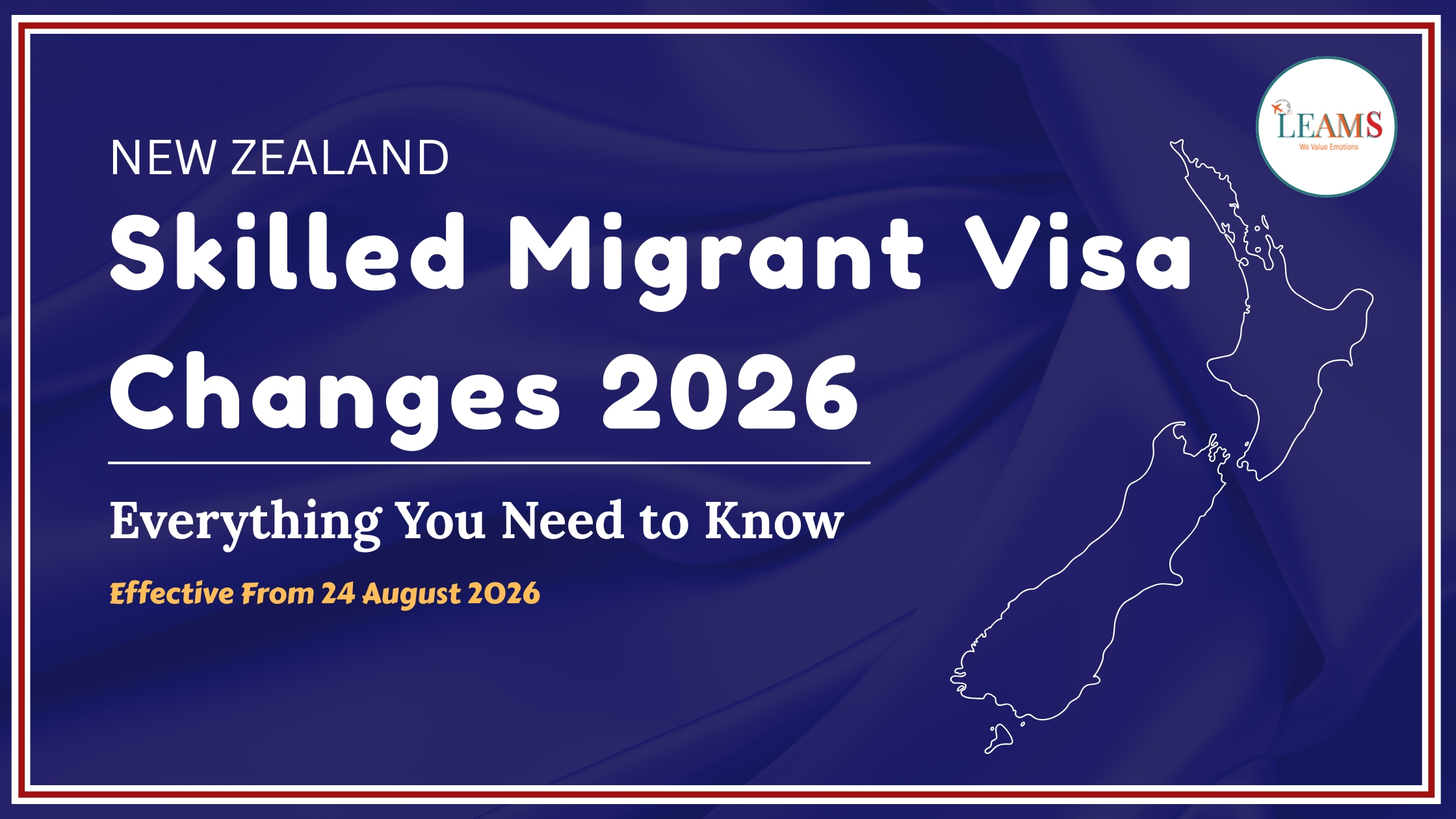 SMC Resident Visa 2026 changes infographic – three NZ residence pathways explained