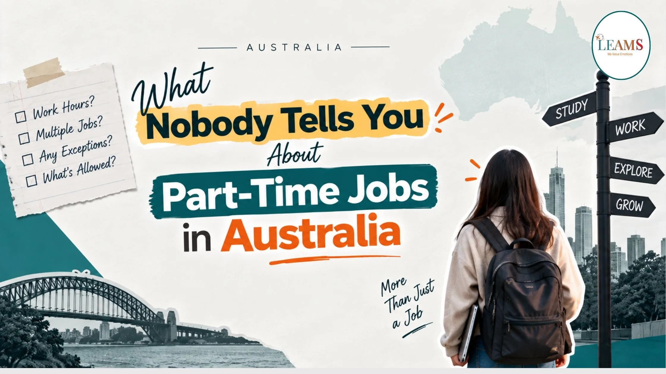 Australia student visa condition 8105 work hour rules for part-time jobs 2026