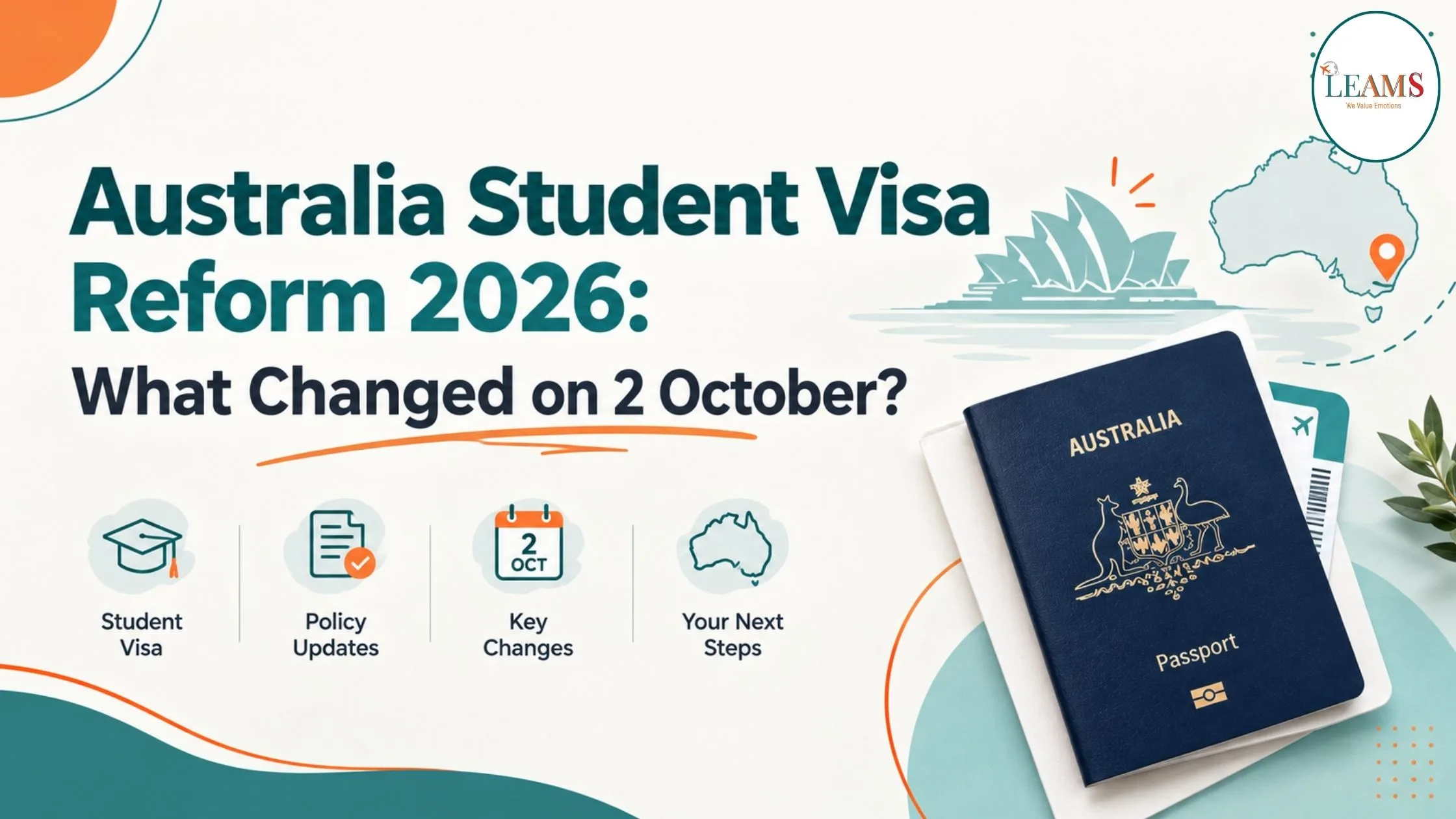 Australia Student Visa Reform 2026 – 2 October onshore rules