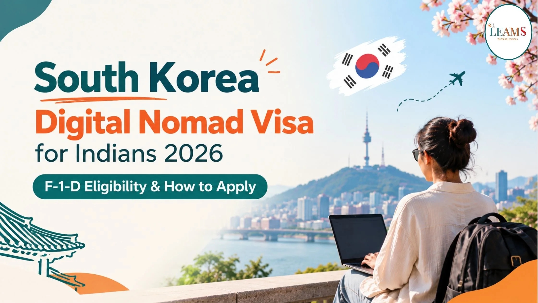 South Korea Digital Nomad Visa F-1-D for Indians 2026