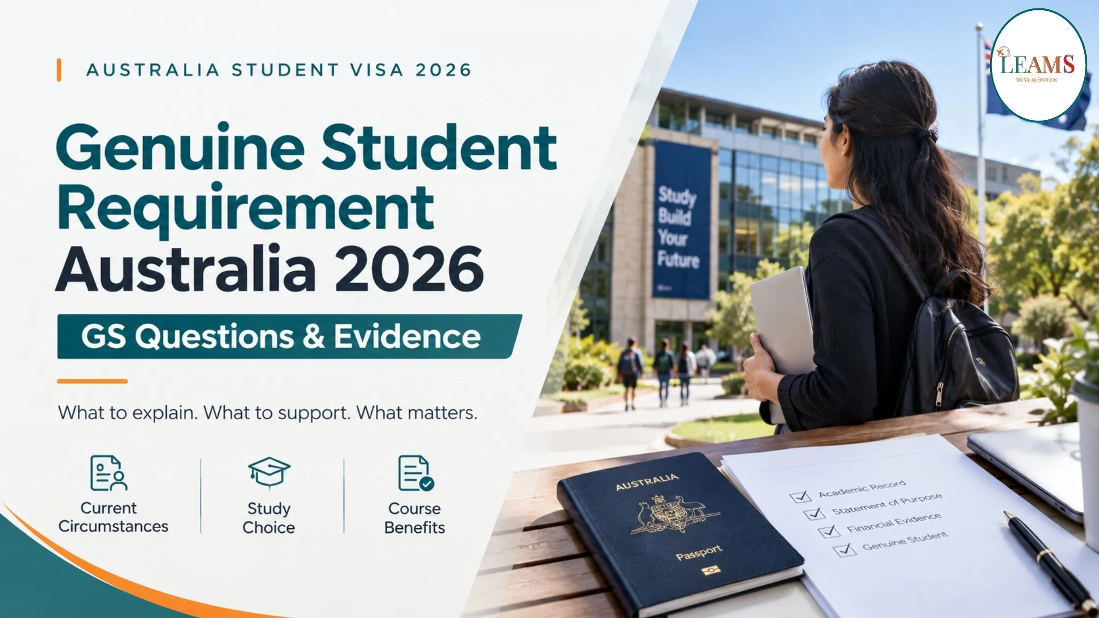 Genuine Student requirement Australia 2026 – GS questions, 150-word limit and evidence