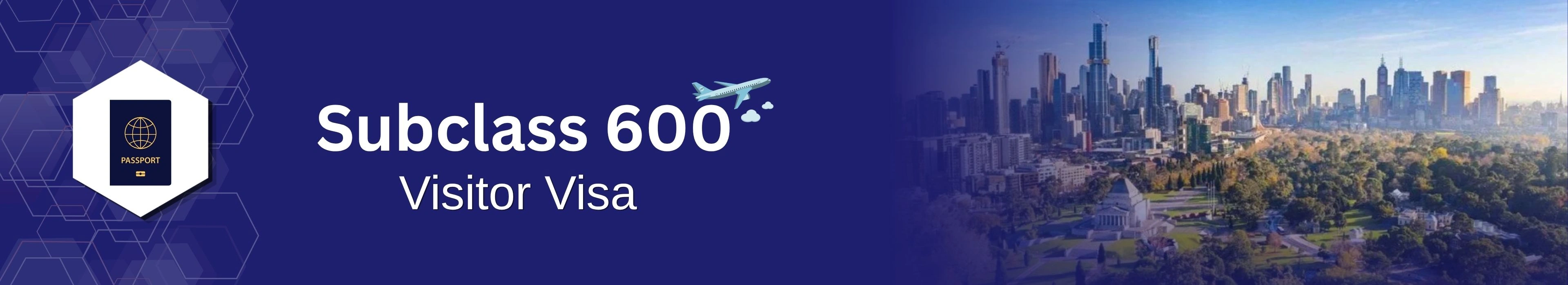 Tourist applying for Australia Visitor Visa Subclass 600