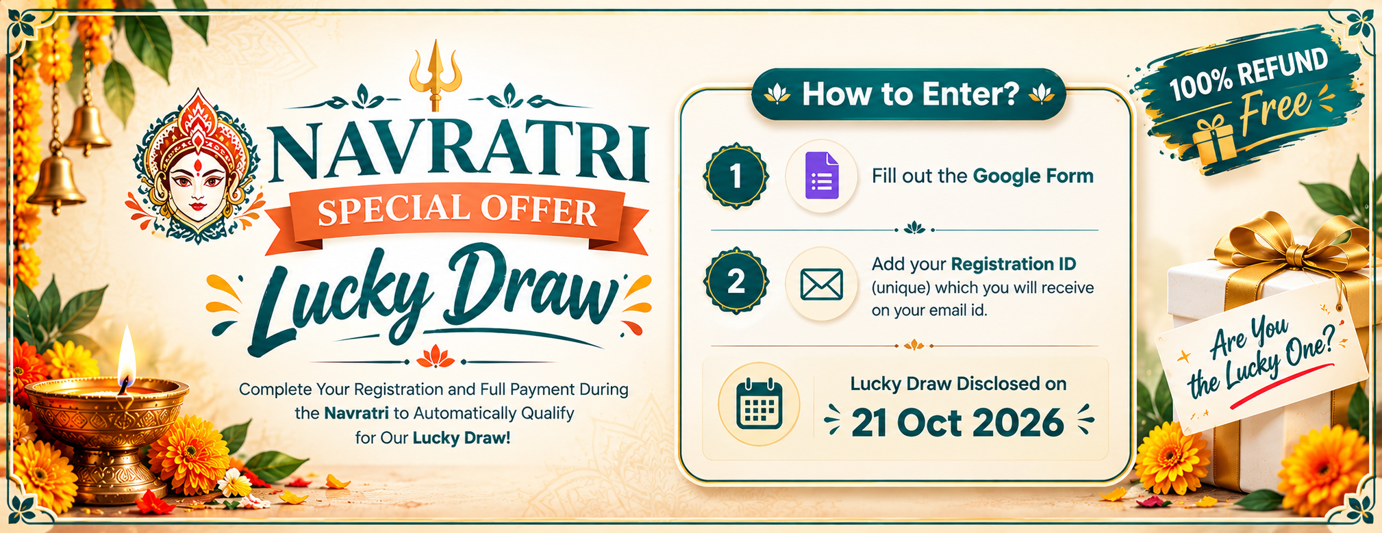 Navratri Lucky Draw Offer - LEAMSS Immigration and Education Services