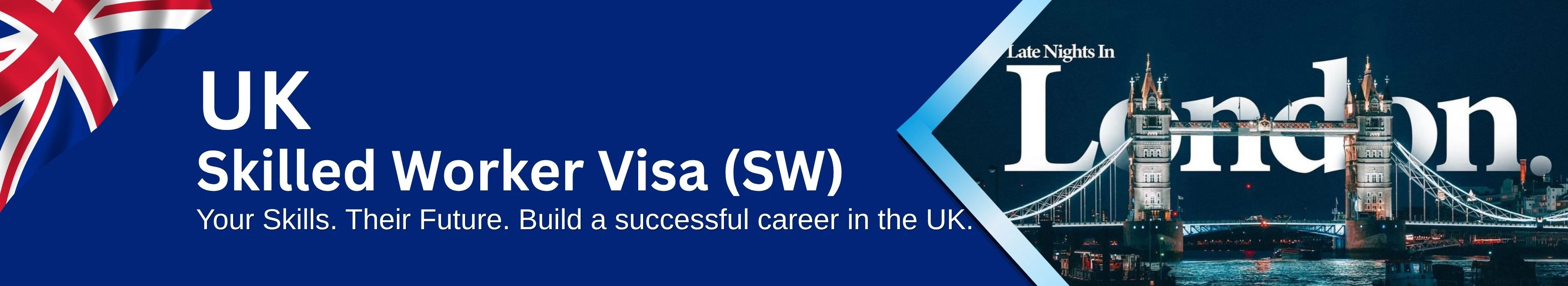 London Canary Wharf financial district representing the UK Skilled Worker Visa for Indian professionals