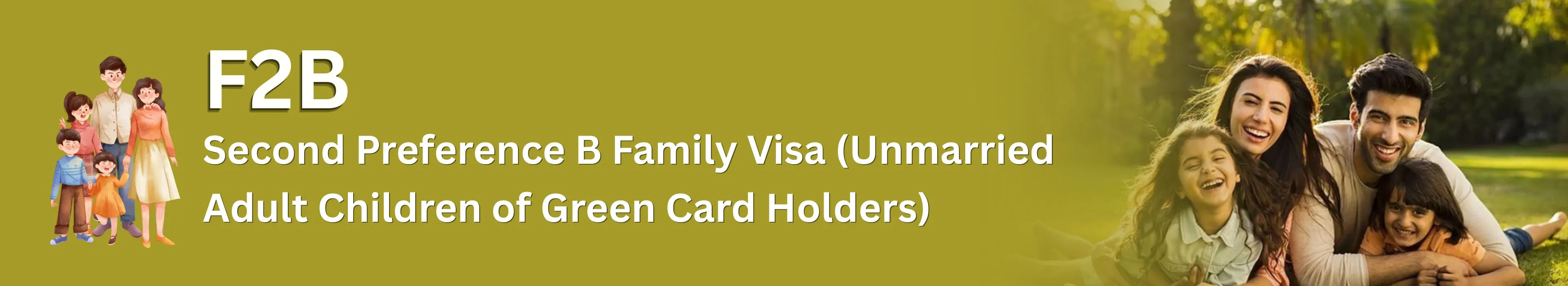 F2B Family Visa USA for Unmarried Adult Children of Green Card Holders